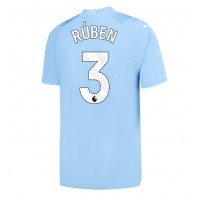 Manchester City Ruben Dias #3 Replika Hemmatröja 2023-24 Kortärmad